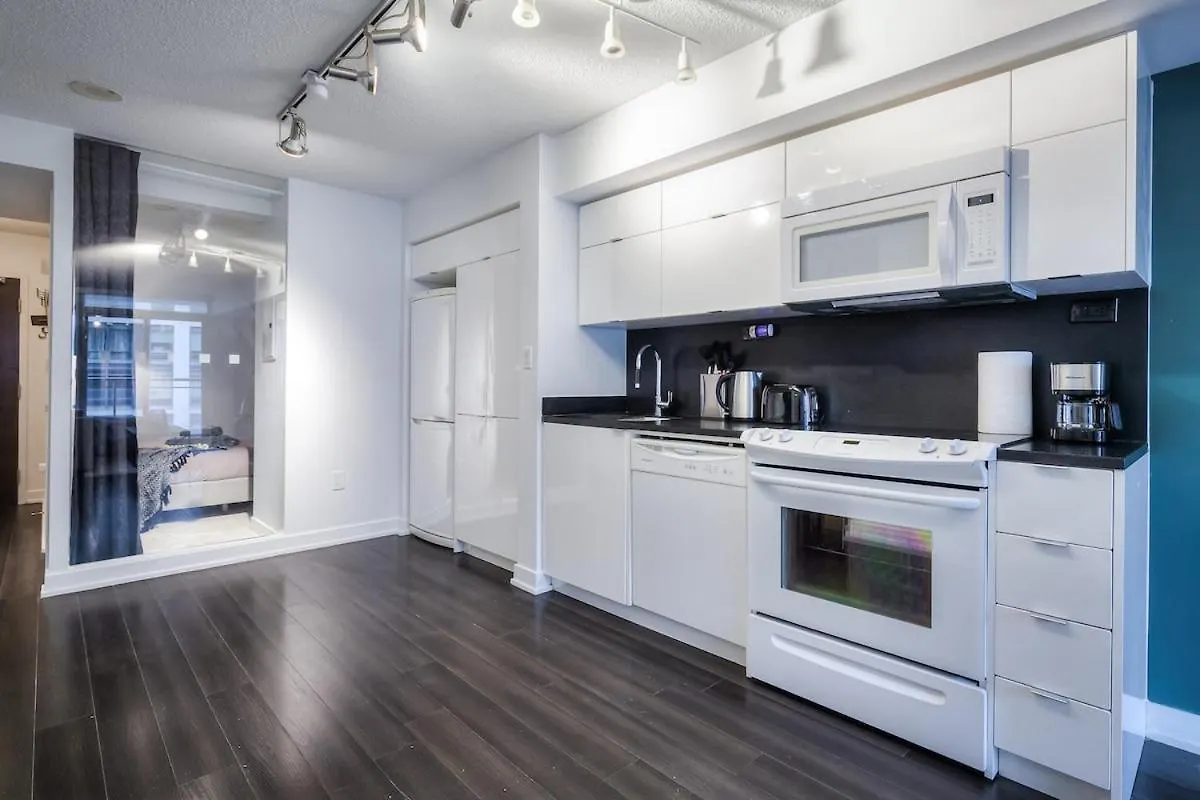 Queen 2Br With Free Parking, Near Cn Tower Toronto Apartment